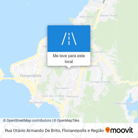 Rua Otávio Armando De Brito mapa