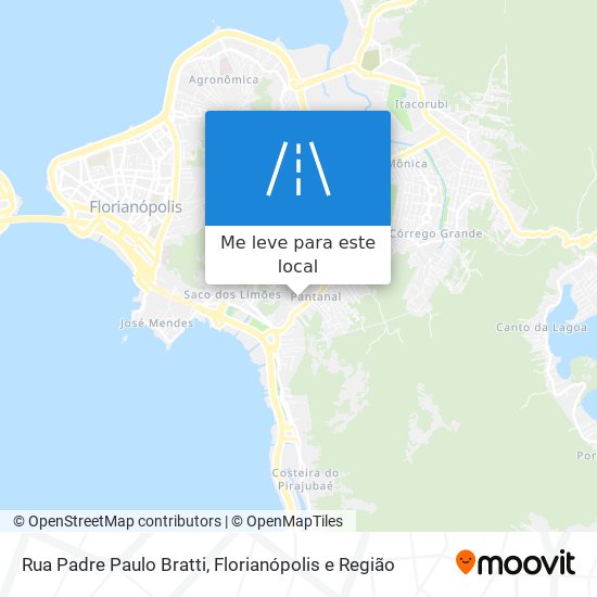 Rua Padre Paulo Bratti mapa