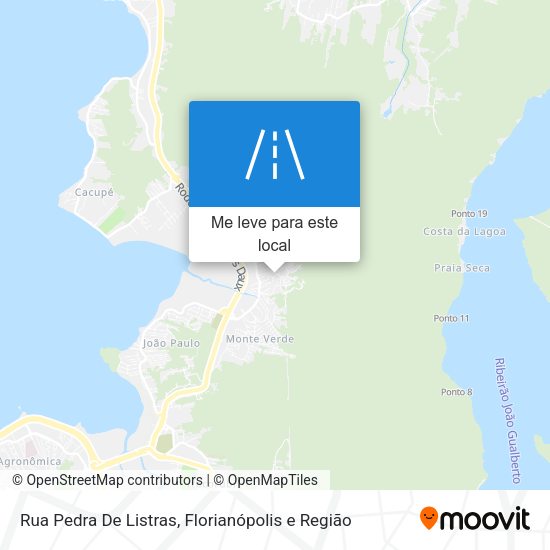 Rua Pedra De Listras mapa