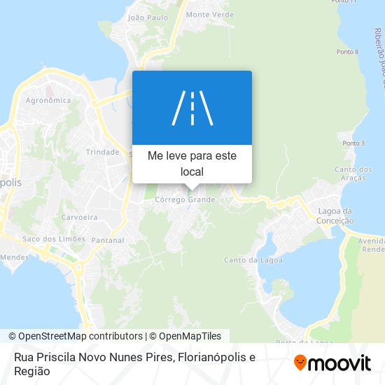 Rua Priscila Novo Nunes Pires mapa