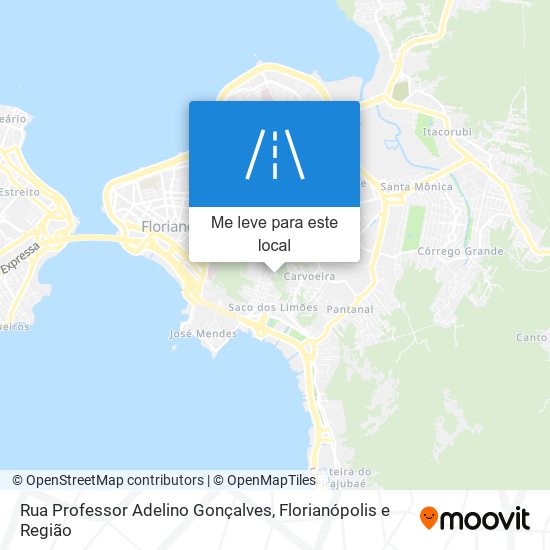 Rua Professor Adelino Gonçalves mapa