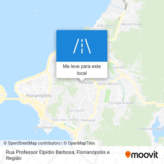 Rua Professor Elpídio Barbosa mapa