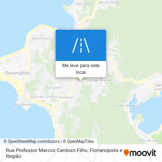 Rua Professor Marcos Cardoso Filho mapa