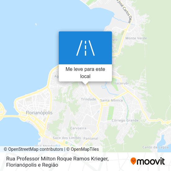 Rua Professor Milton Roque Ramos Krieger mapa