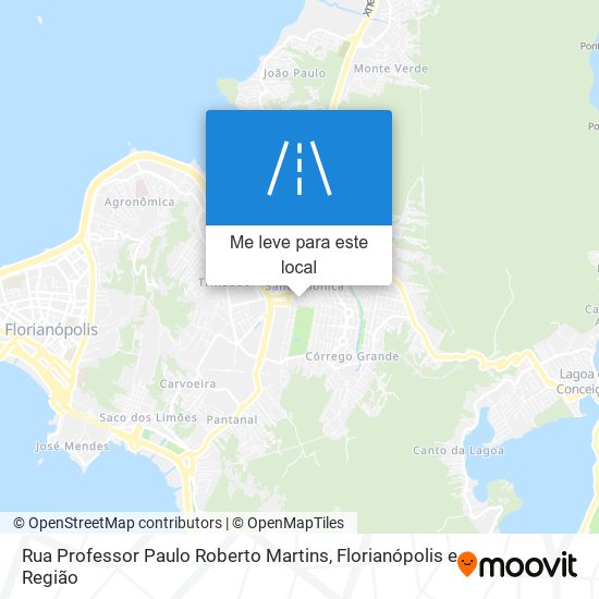 Rua Professor Paulo Roberto Martins mapa