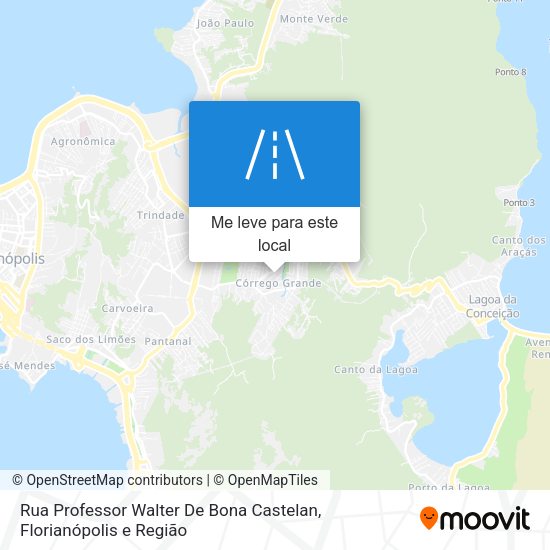 Rua Professor Walter De Bona Castelan mapa