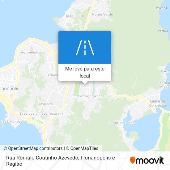 Rua Rômulo Coutinho Azevedo mapa