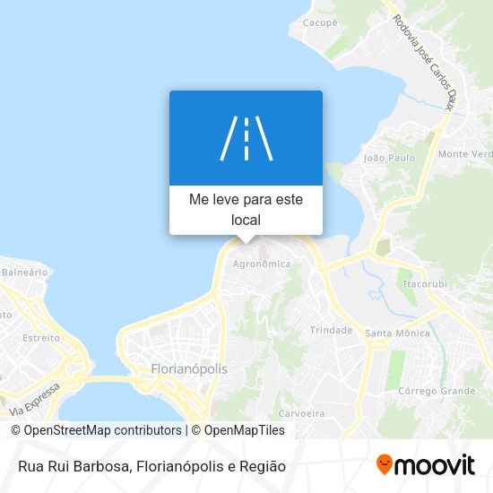 Rua Rui Barbosa mapa