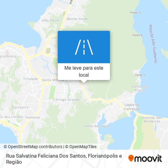 Rua Salvatina Feliciana Dos Santos mapa
