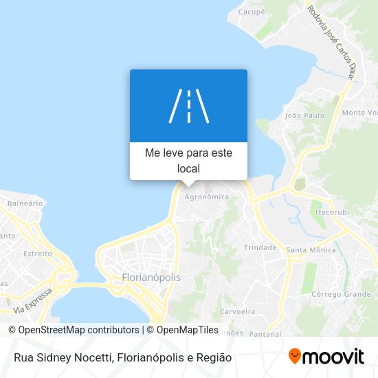Rua Sidney Nocetti mapa