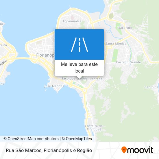 Rua São Marcos mapa