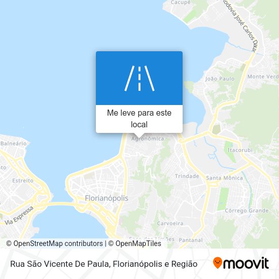 Rua São Vicente De Paula mapa