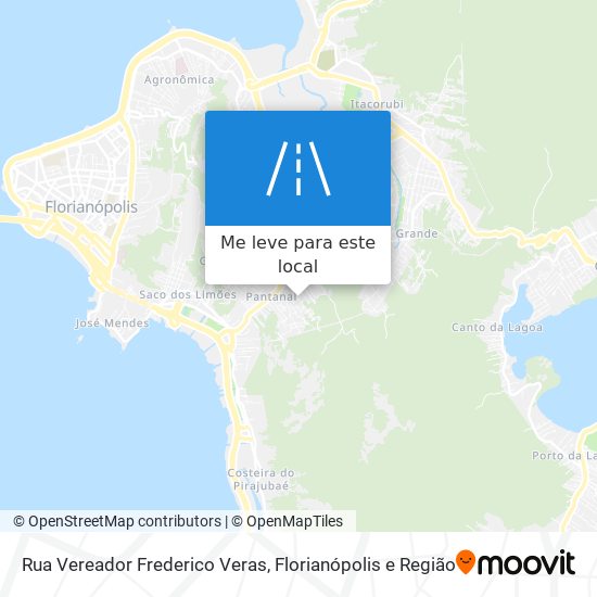 Rua Vereador Frederico Veras mapa