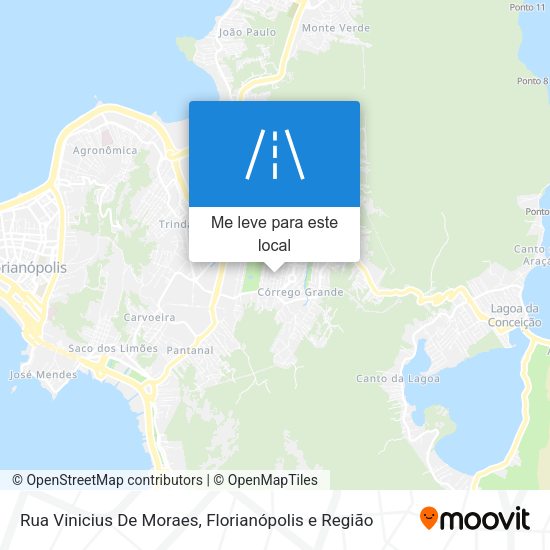 Rua Vinicius De Moraes mapa