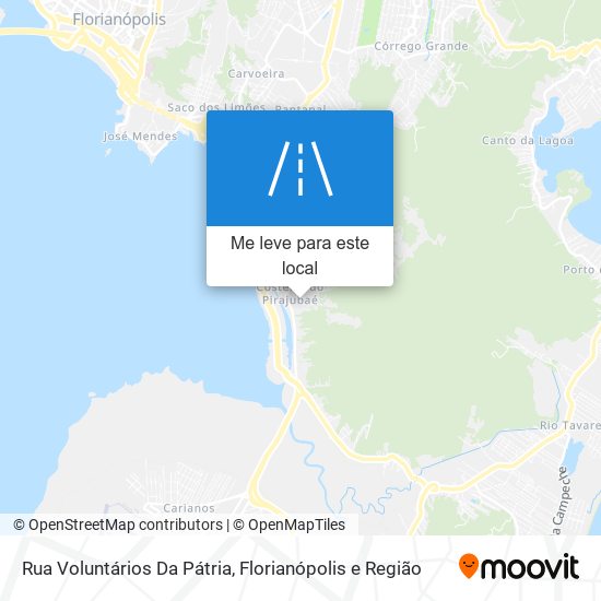 Rua Voluntários Da Pátria mapa