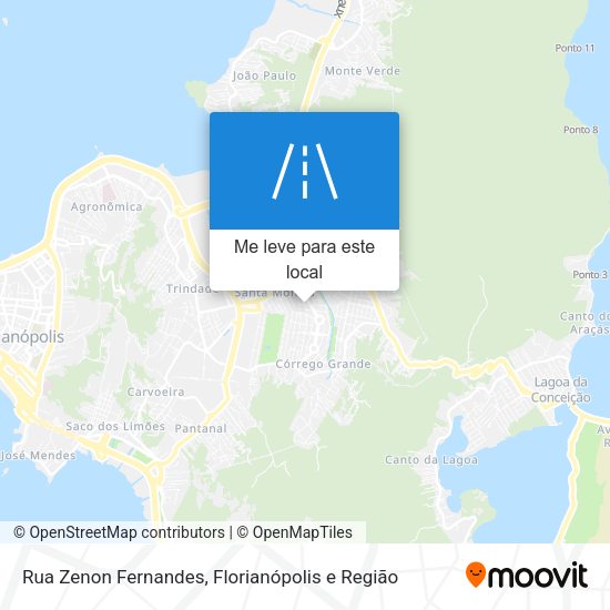 Rua Zenon Fernandes mapa