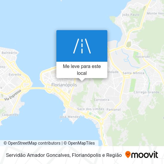 Servidão Amador Goncalves mapa