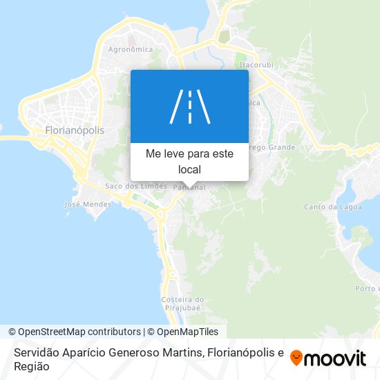 Servidão Aparício Generoso Martins mapa