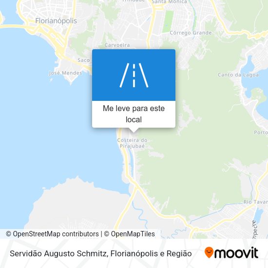 Servidão Augusto Schmitz mapa