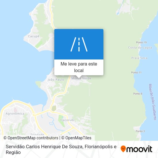 Servidão Carlos Henrique De Souza mapa