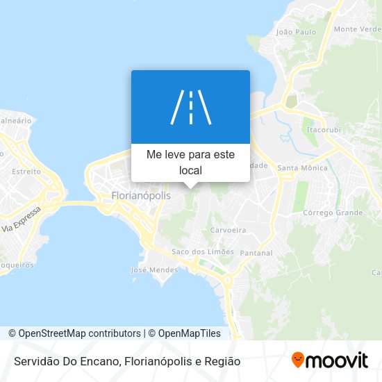 Servidão Do Encano mapa