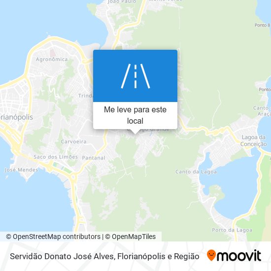 Servidão Donato José Alves mapa