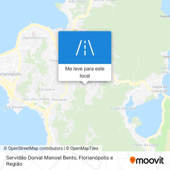 Servidão Dorval Manoel Bento mapa