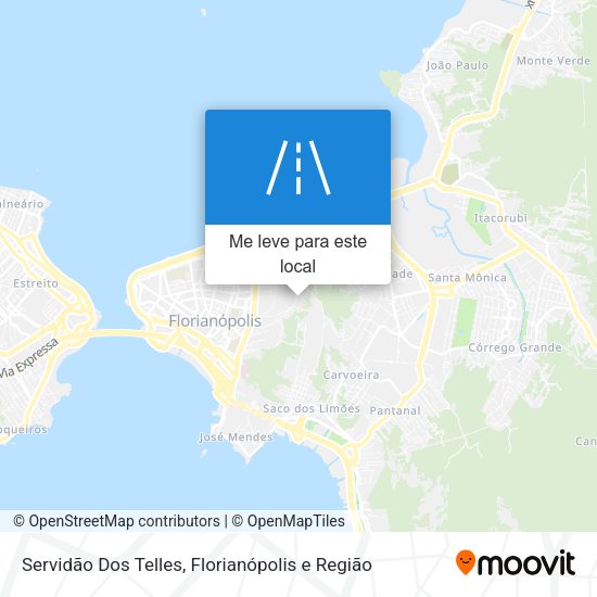 Servidão Dos Telles mapa