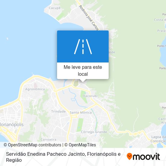 Servidão Enedina Pacheco Jacinto mapa