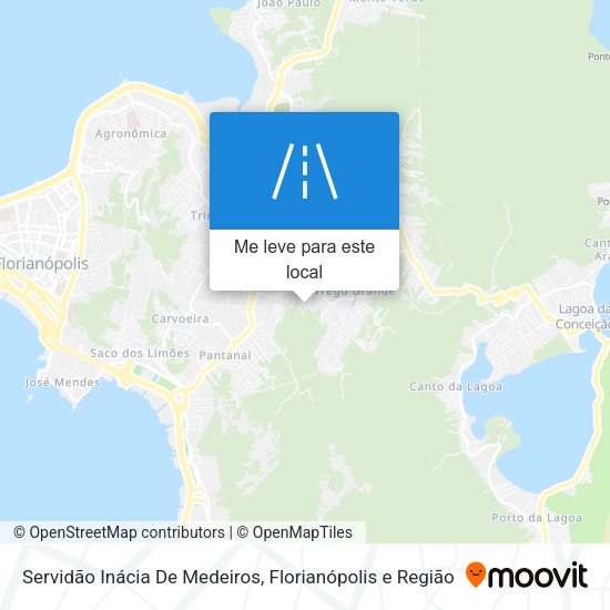 Servidão Inácia De Medeiros mapa