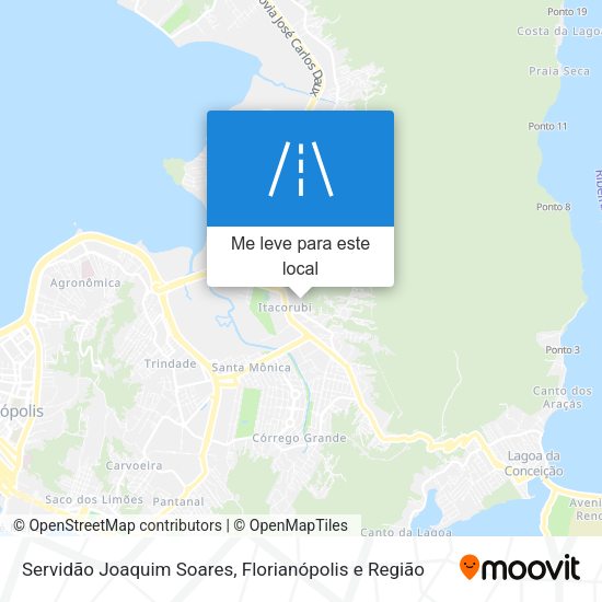 Servidão Joaquim Soares mapa