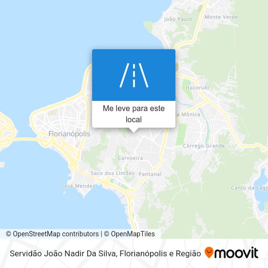 Servidão João Nadir Da Silva mapa