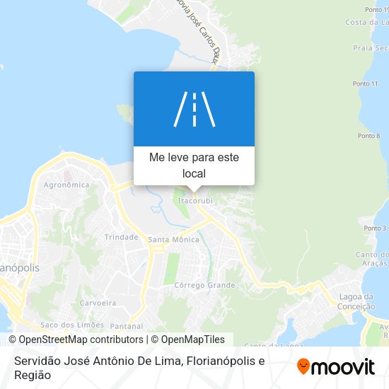 Servidão José Antônio De Lima mapa