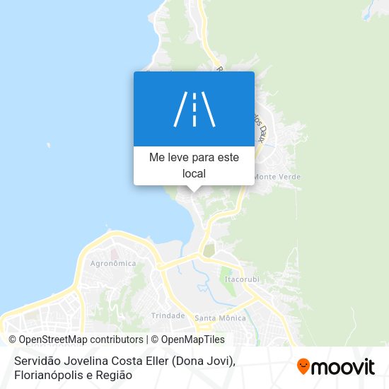 Servidão Jovelina Costa Eller (Dona Jovi) mapa