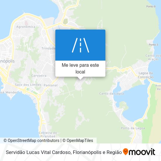 Servidão Lucas Vital Cardoso mapa