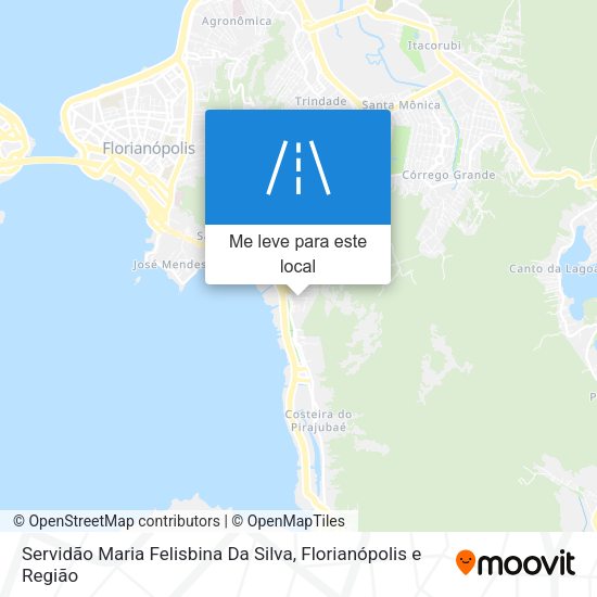 Servidão Maria Felisbina Da Silva mapa