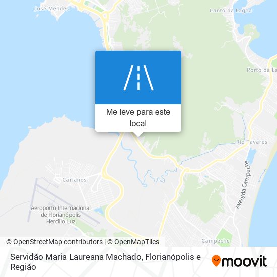 Servidão Maria Laureana Machado mapa