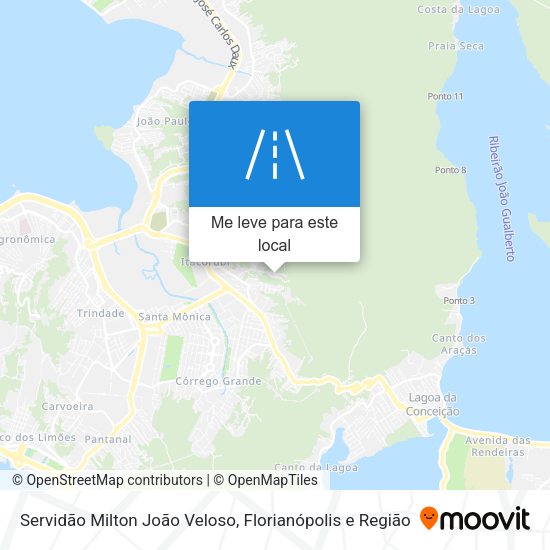 Servidão Milton João Veloso mapa