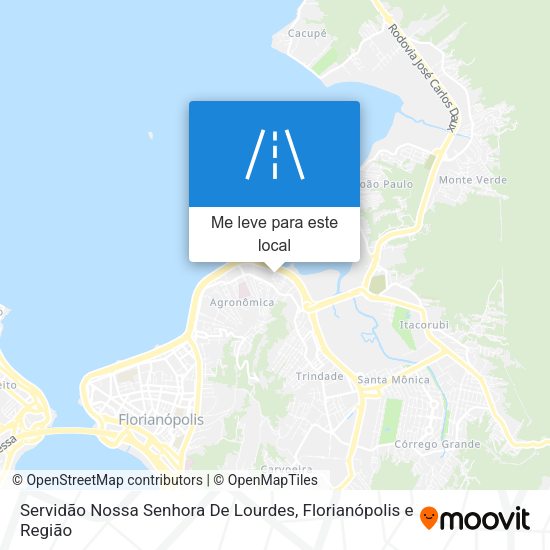 Servidão Nossa Senhora De Lourdes mapa