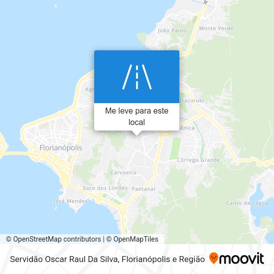 Servidão Oscar Raul Da Silva mapa