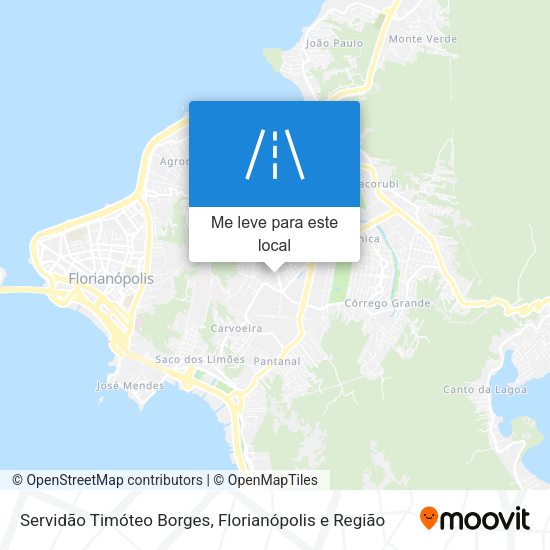 Servidão Timóteo Borges mapa