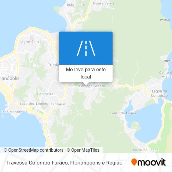 Travessa Colombo Faraco mapa
