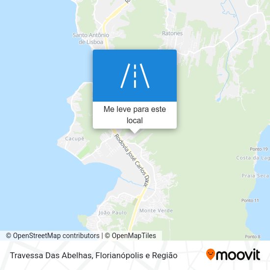 Travessa Das Abelhas mapa