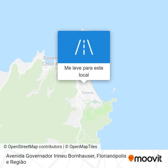 Avenida Governador Irineu Bornhauser mapa