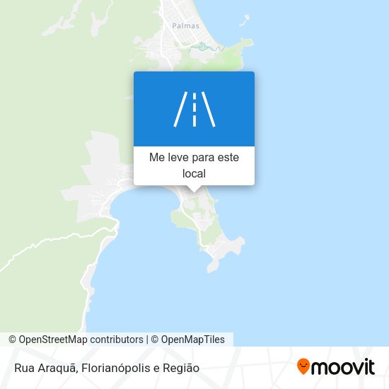 Rua Araquã mapa