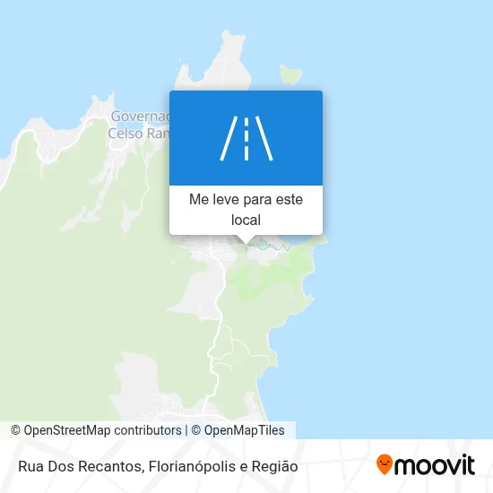 Rua Dos Recantos mapa