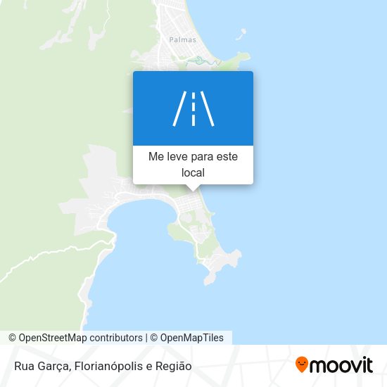 Rua Garça mapa