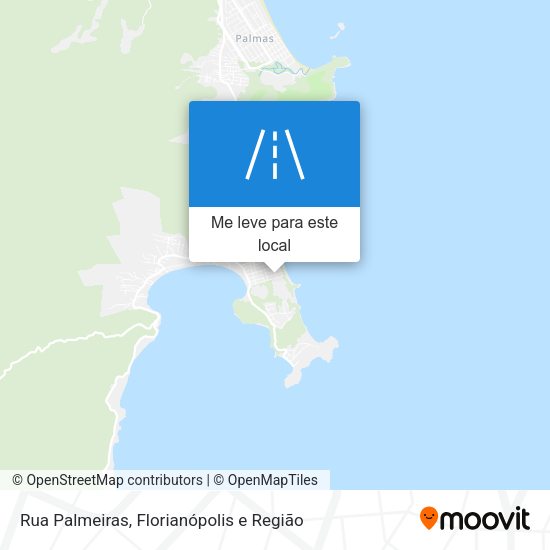 Rua Palmeiras mapa