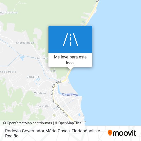 Rodovia Governador Mário Covas mapa