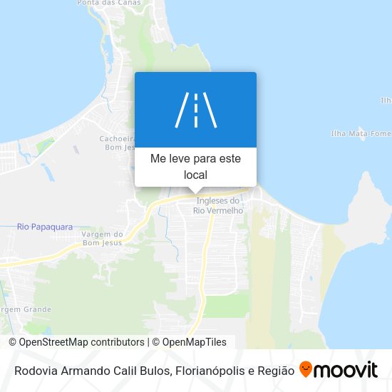 Rodovia Armando Calil Bulos mapa